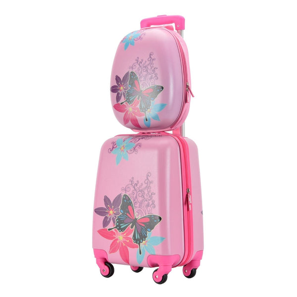 Set Valize Copii Butterfly (rucsac+valiză) | BONTOUR