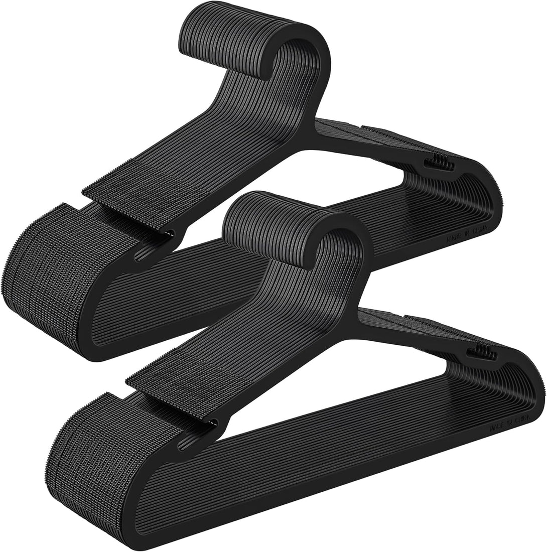 50 de Umerase din platic , design minimalist , negru