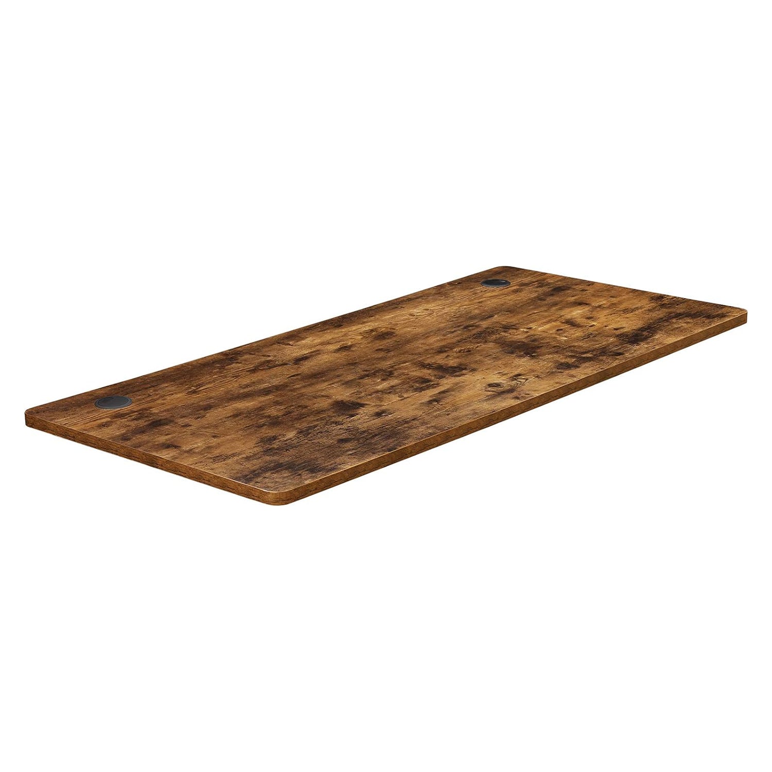 Blat de masă pentru birou electric, 70x140 cm, maro rustic – Vashome.ro