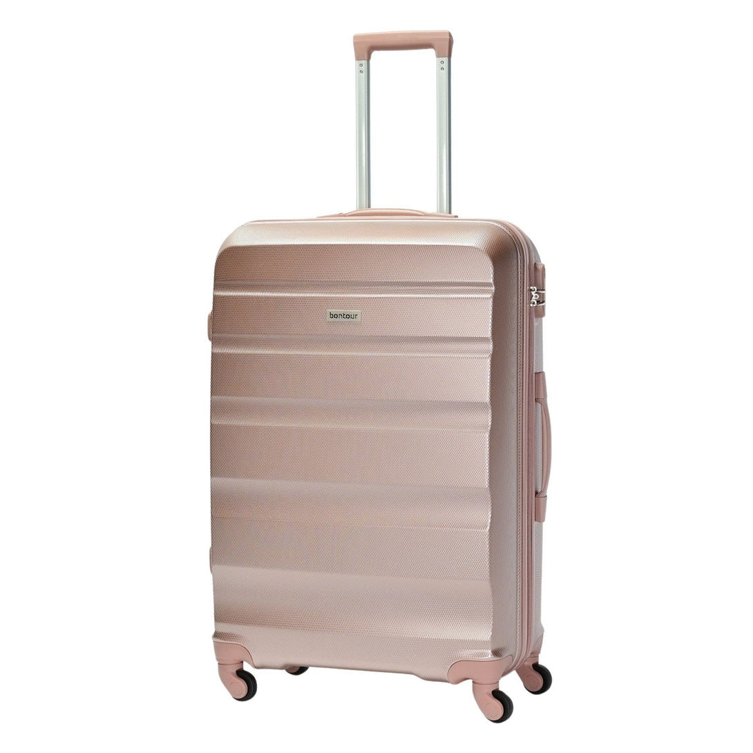 BONTOUR "Horizontal" Set de valize 4 roti ,Rosegold