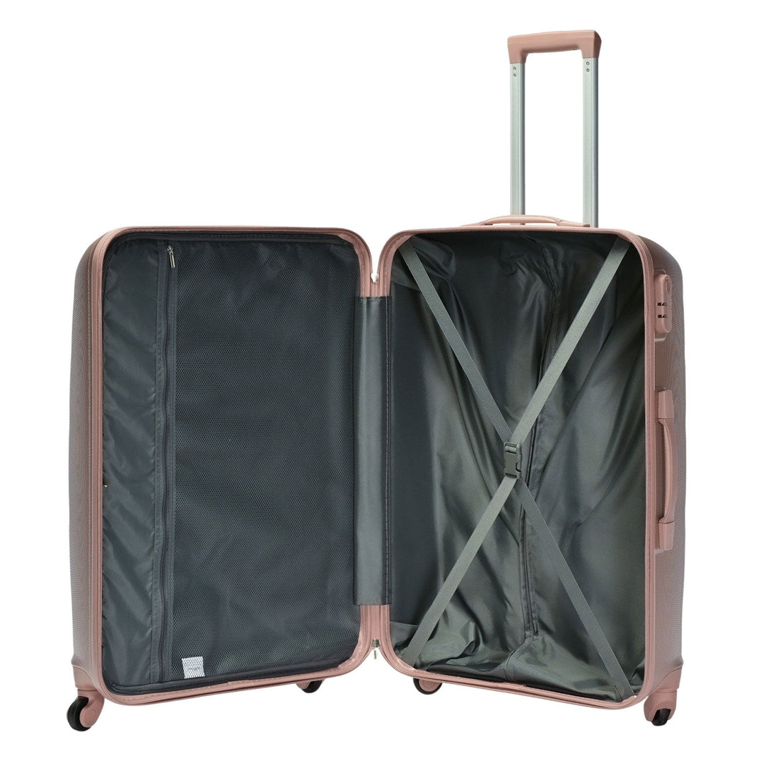 BONTOUR "Horizontal" Set de valize 4 roti ,Rosegold