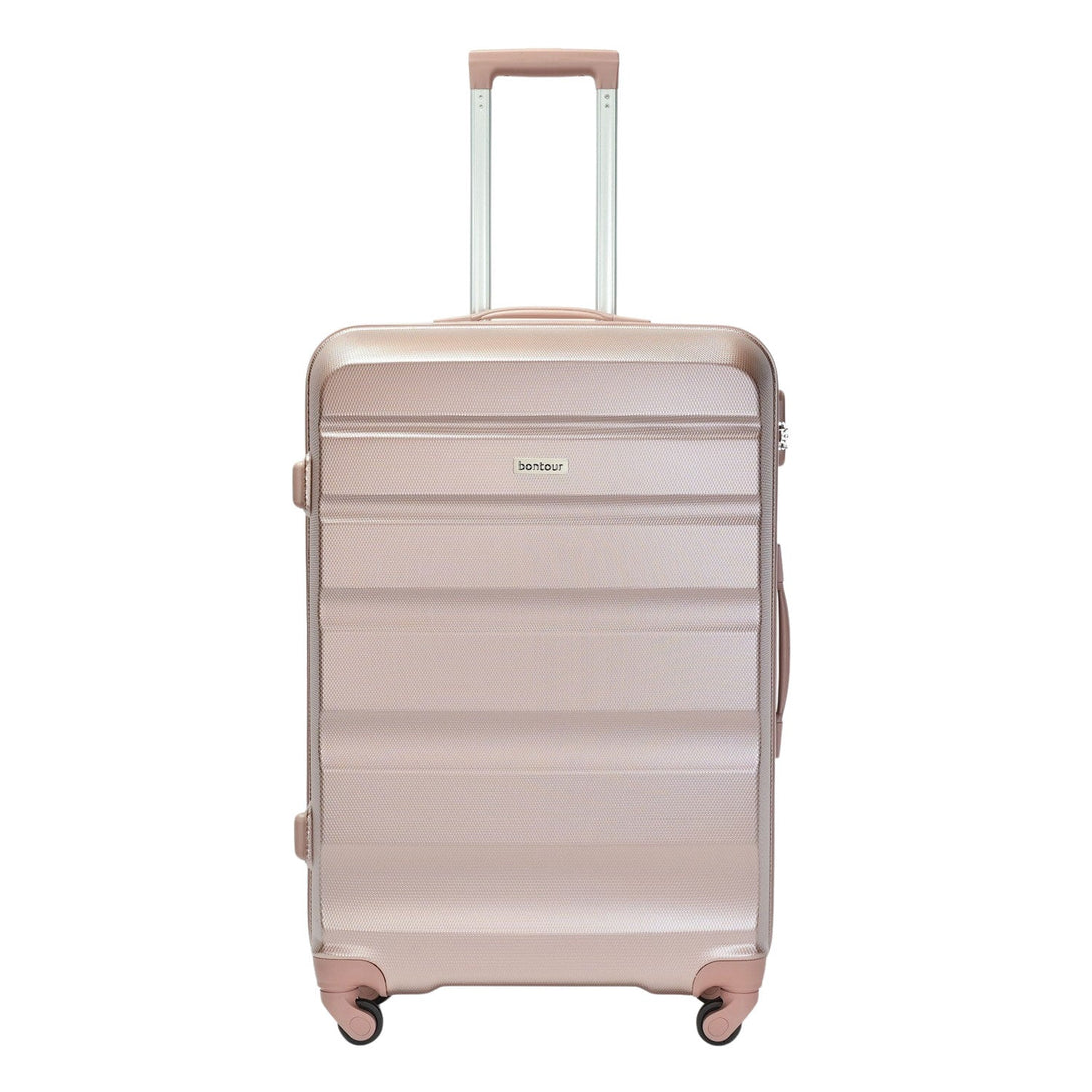 BONTOUR "Horizontal" Set de valize 4 roti ,Rosegold