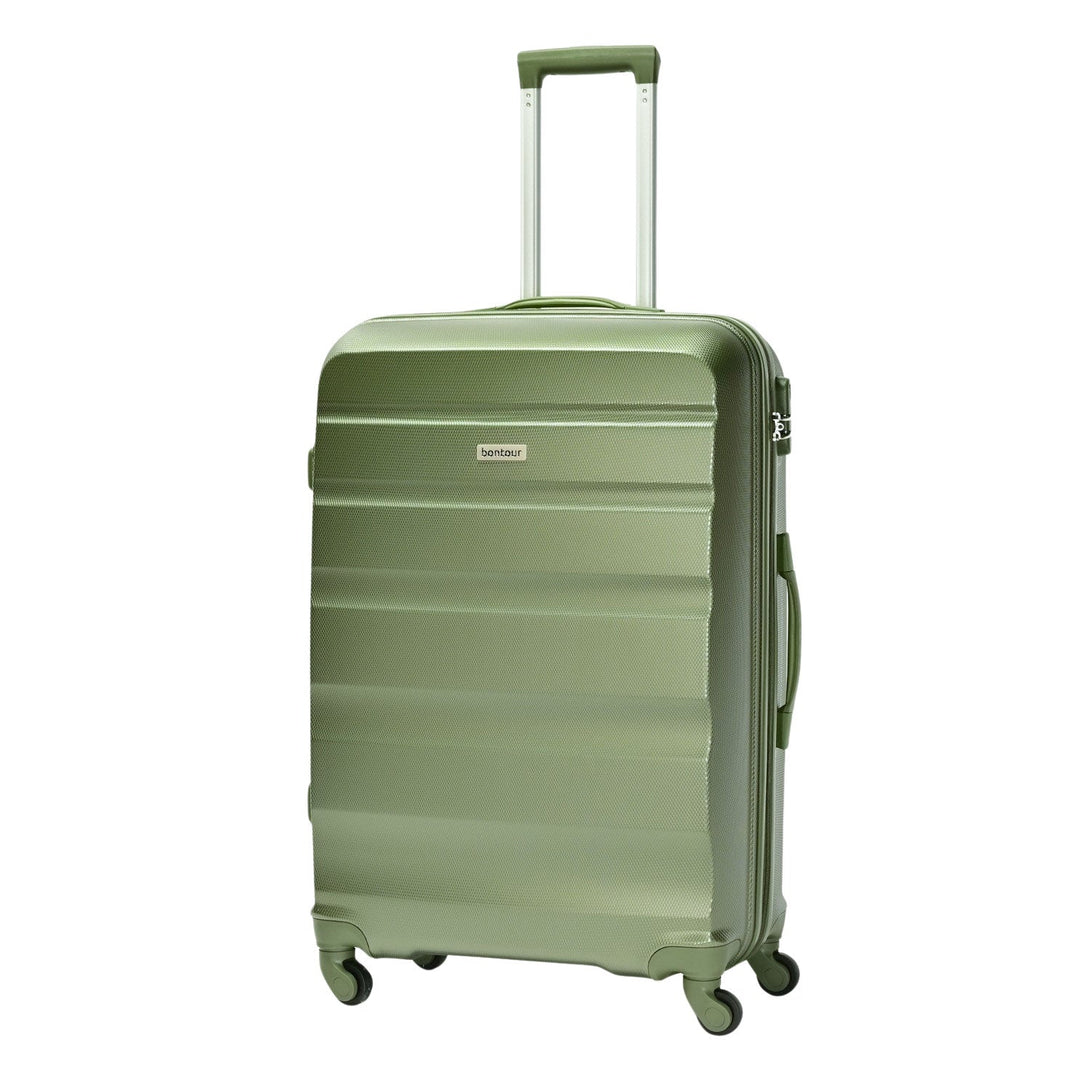 BONTOUR "Horizontal" Set de valize cu 4 roti , Verde
