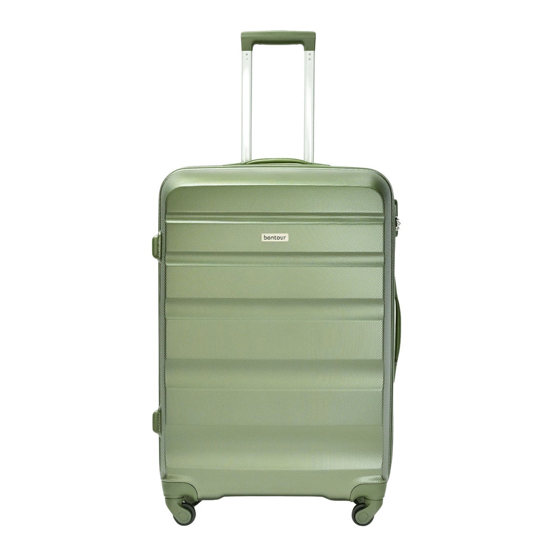 BONTOUR "Horizontal" Set de valize cu 4 roti , Verde