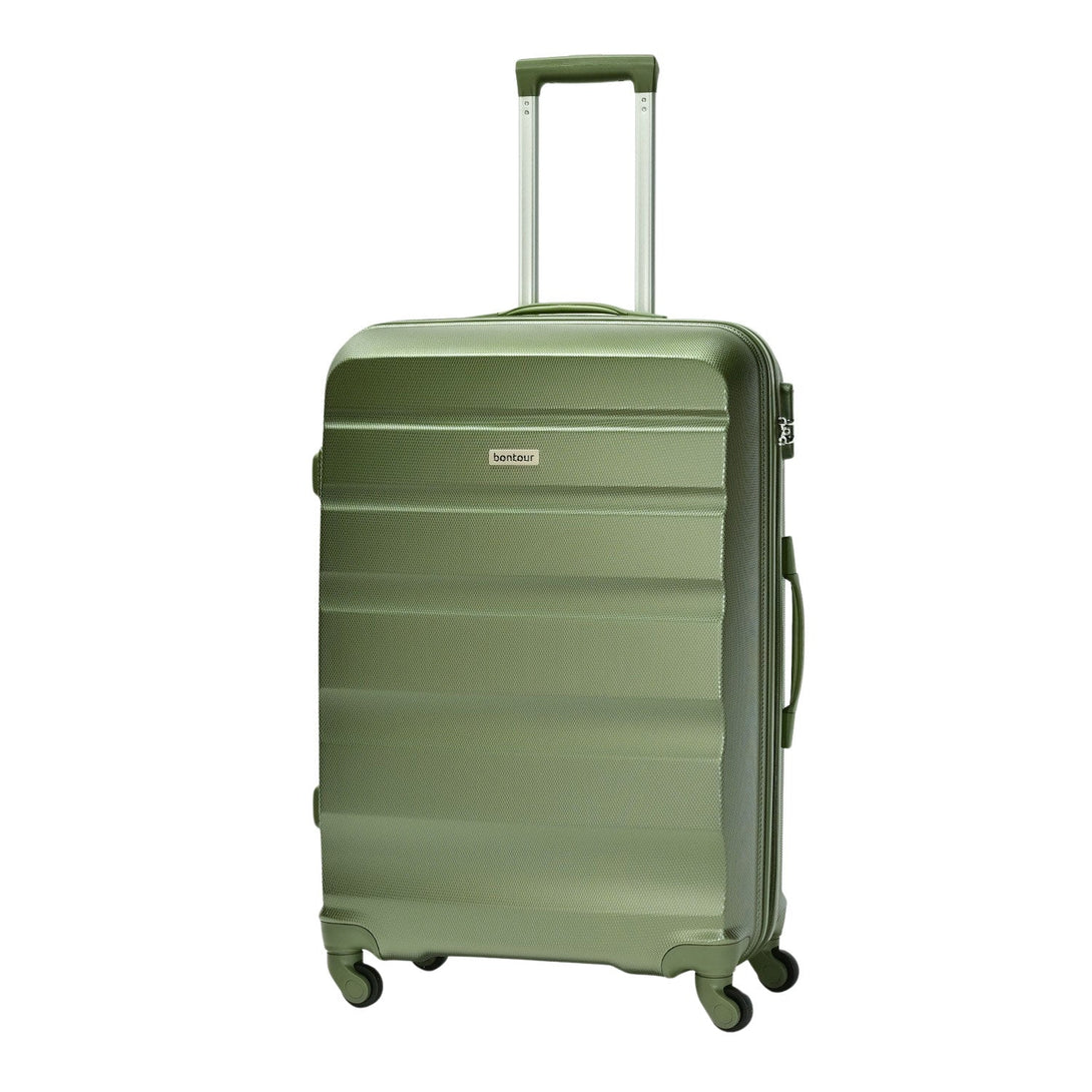 BONTOUR "Horizontal" Set de valize cu 4 roti , Verde