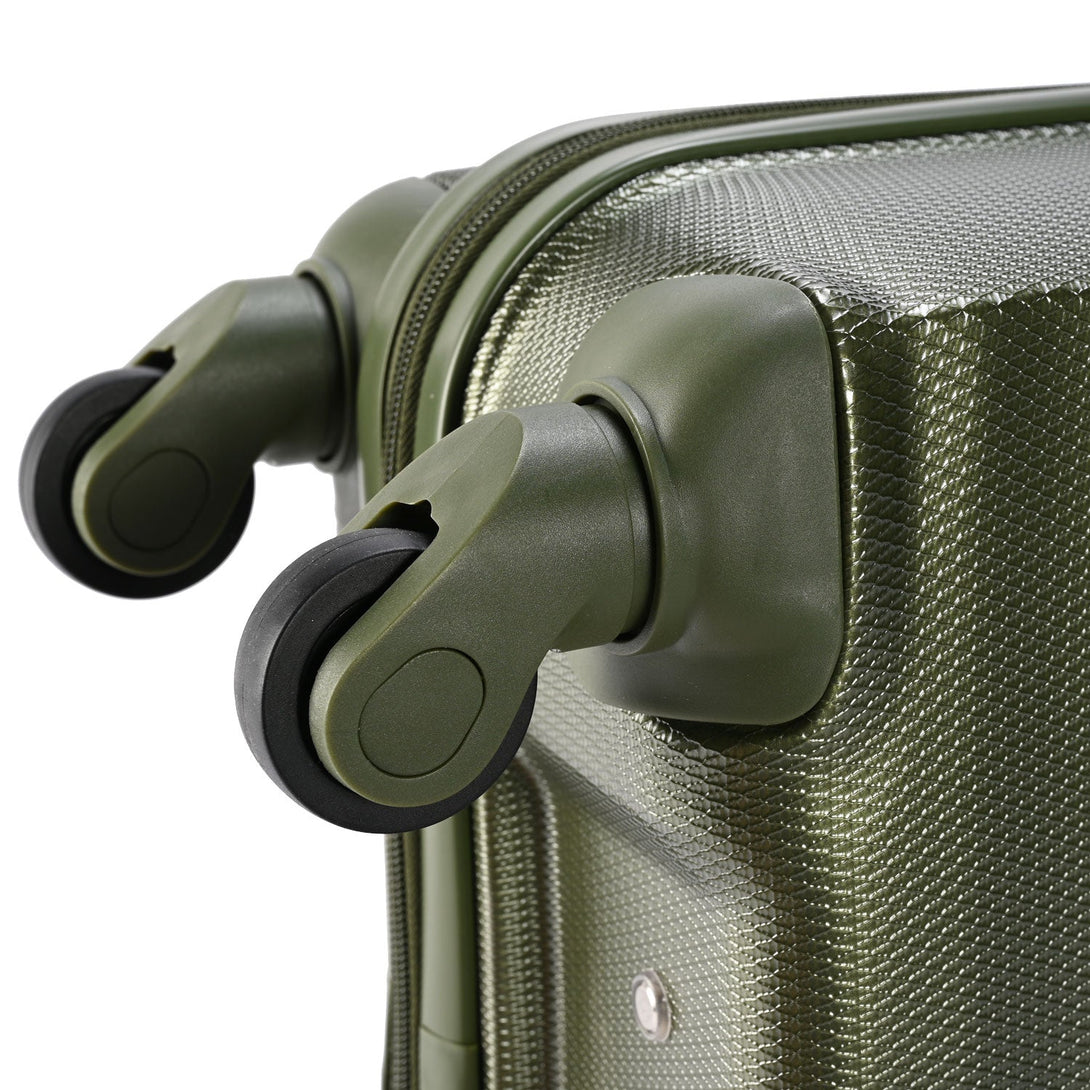BONTOUR "Horizontal" Troller de Cabină cu 4 Roți 55x39x20cm, verde