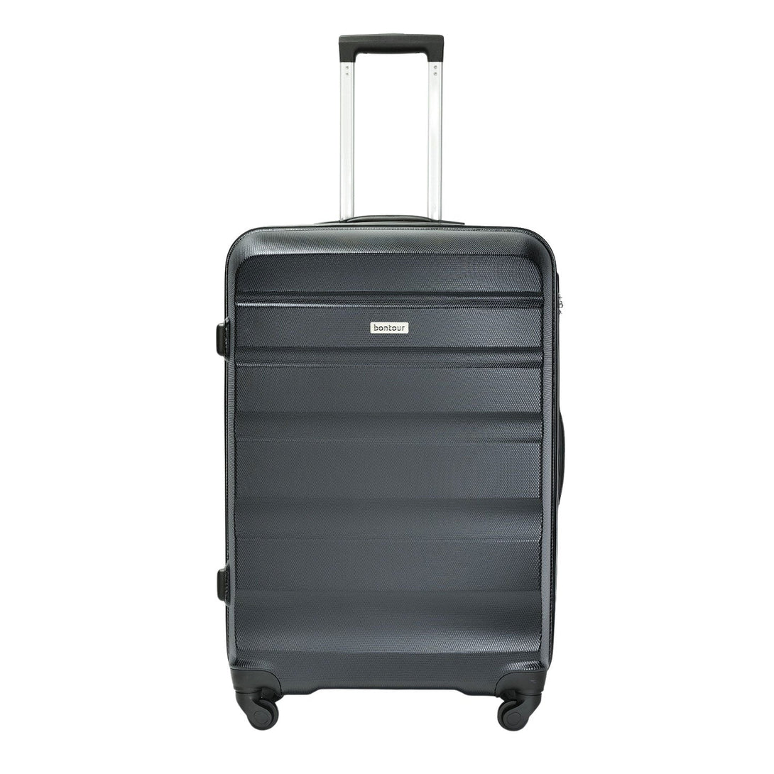 BONTOUR "Horizontal" Valiza cu 4 roti , 75x50x29 cm Negru