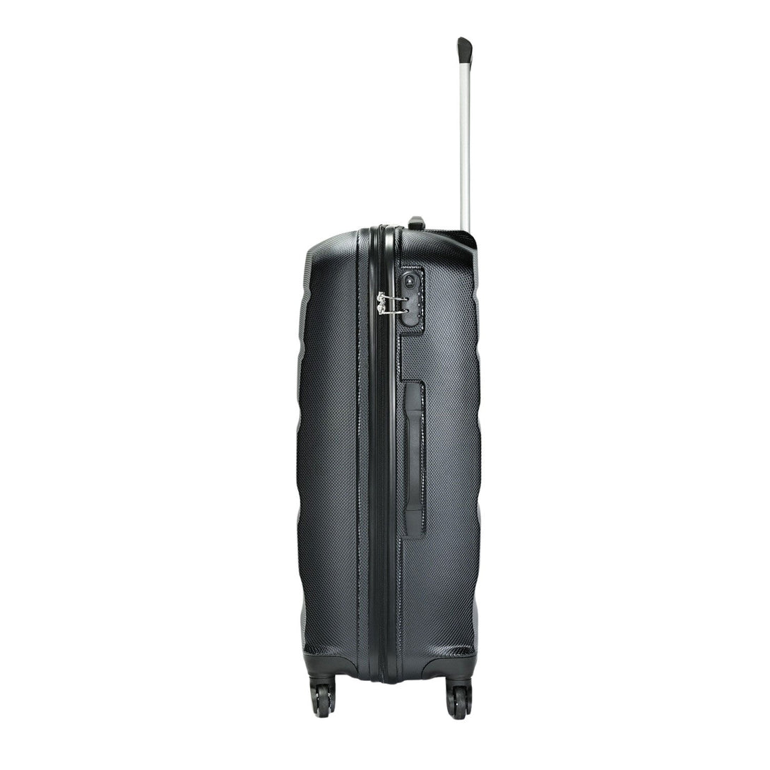 BONTOUR "Horizontal" Valiza cu 4 roti , 75x50x29 cm Negru