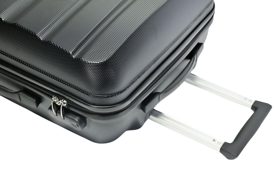 BONTOUR "Horizontal" Valiza cu 4 roti , 75x50x29 cm Negru