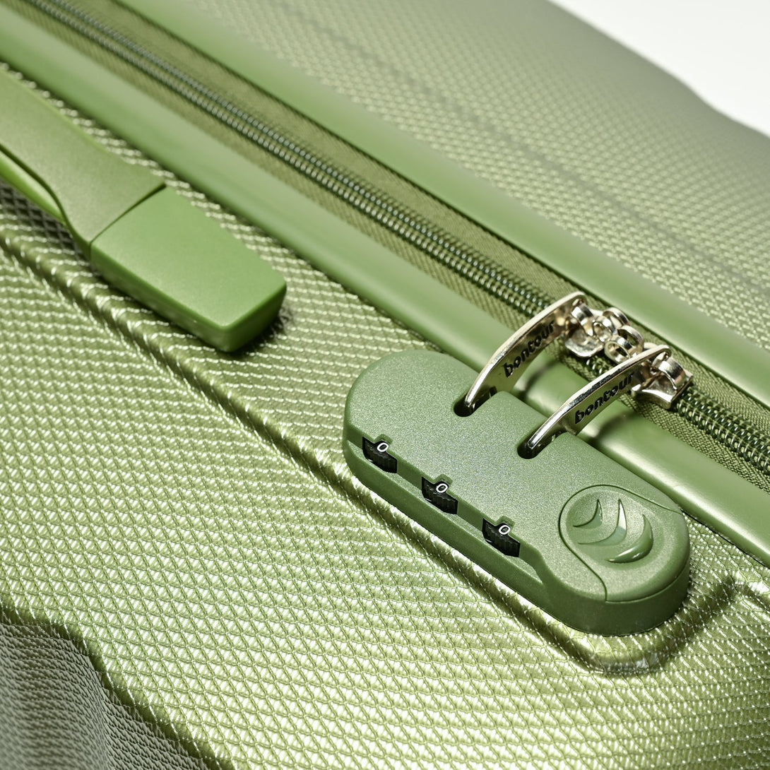 BONTOUR "Horizontal" Valiza cu 4 roti , 75x50x29 cm Verde
