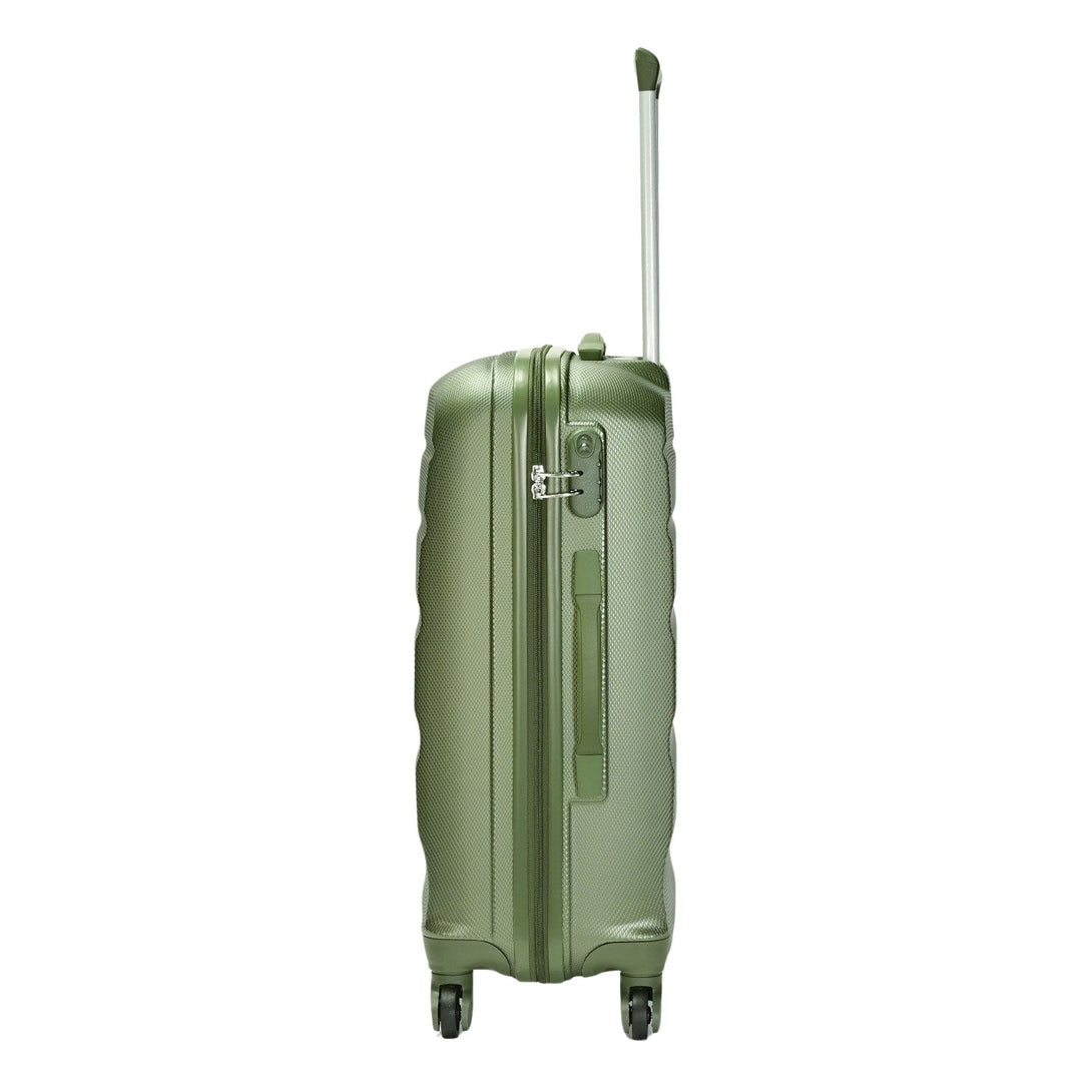 BONTOUR "Horizontal" Valiza media cu 4 roti 67x44x26 cm, marime M , Verde