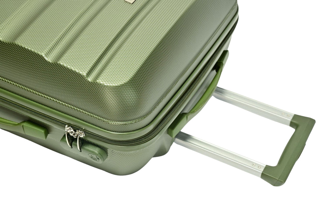 BONTOUR "Horizontal" Valiza media cu 4 roti 67x44x26 cm, marime M , Verde