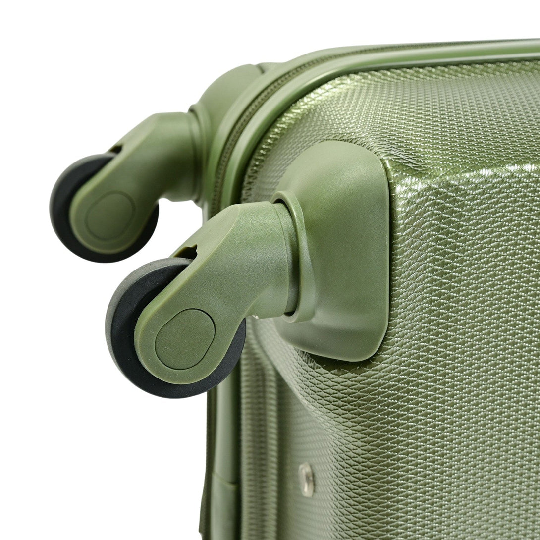 BONTOUR "Horizontal" Valiza media cu 4 roti 67x44x26 cm, marime M , Verde
