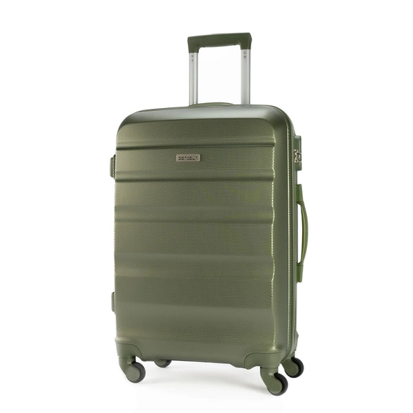 BONTOUR "Horizontal" Valiza media cu 4 roti 67x44x26 cm, marime M , Verde