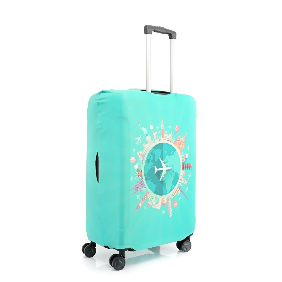 BONTOUR Husă elastică pentru valize, ideală pentru valize de 60-70 cm-verde