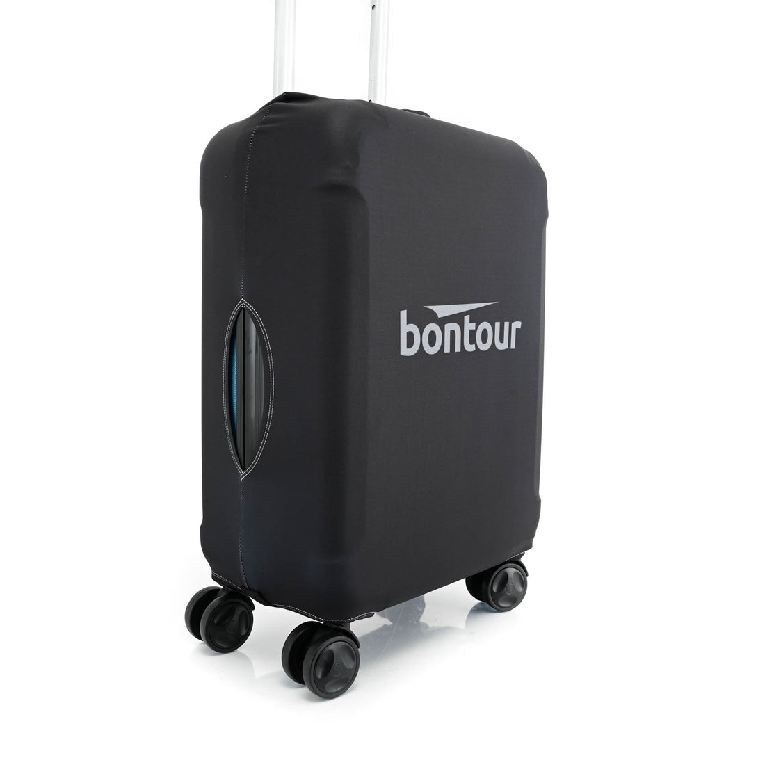 BONTOUR Husă valiză elastică, dimensiune S/ cabină, negru