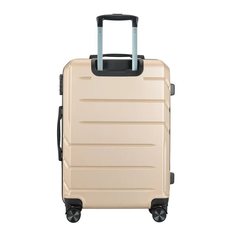 BONTOUR „SPINNER” Valiză medie cu roți duble, șampanie