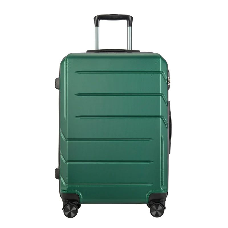 BONTOUR „SPINNER” Valiză medie cu roți duble, verde