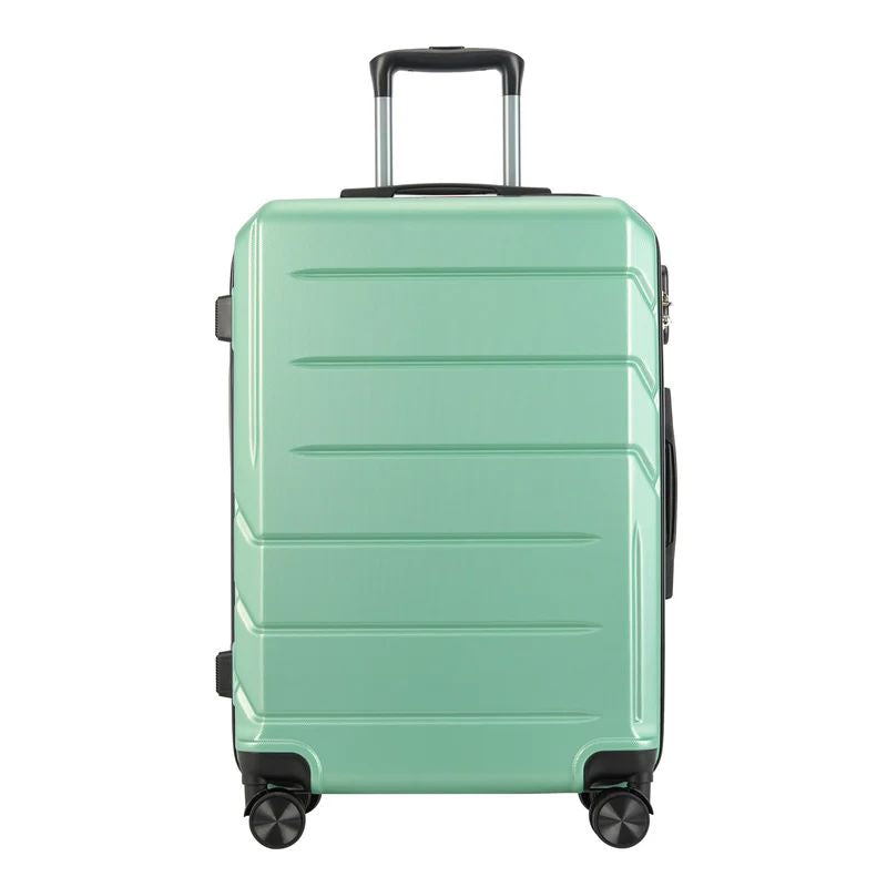 BONTOUR „SPINNER” Valiză medie cu roți duble, verde pudrat