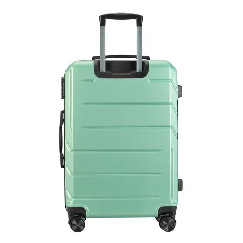 BONTOUR „SPINNER” Valiză medie cu roți duble, verde pudrat