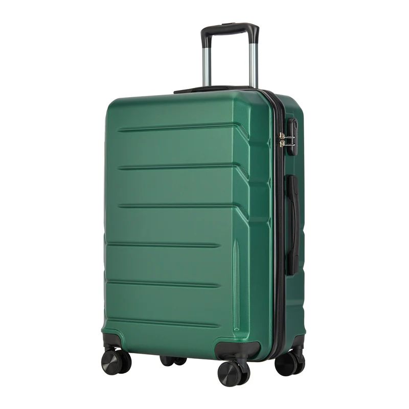 BONTOUR „SPINNER” Valiză medie cu roți duble, verde