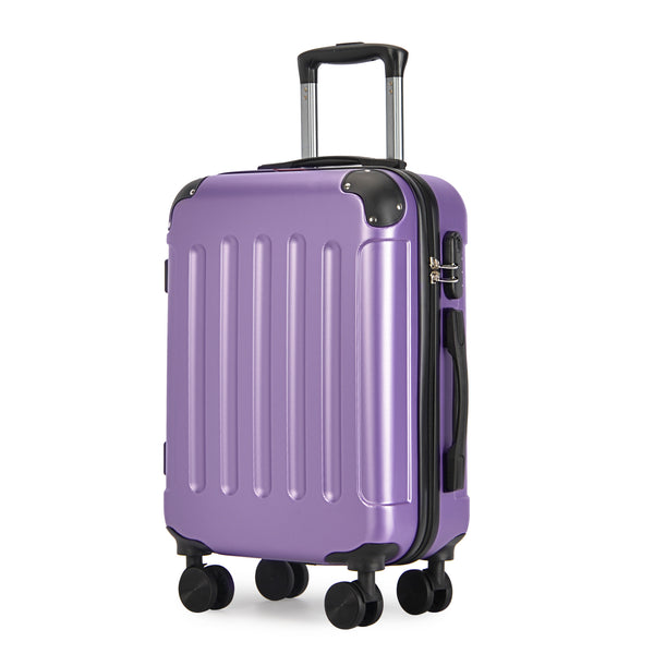 BONTOUR VERTICAL valiză cabină cu 4 roți 55x40x20cm , mov