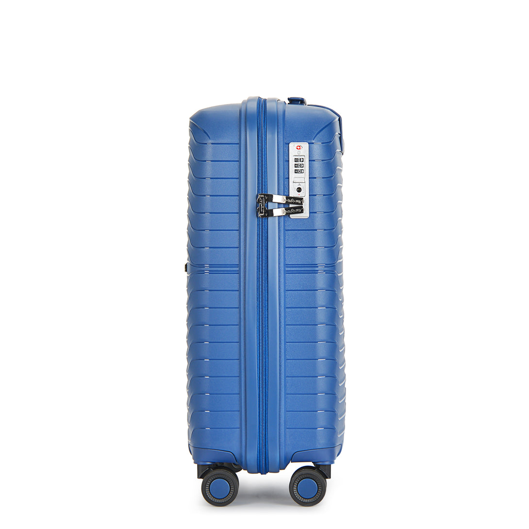 Bontour "City" Set de valiza cu 4 roti, Albastru