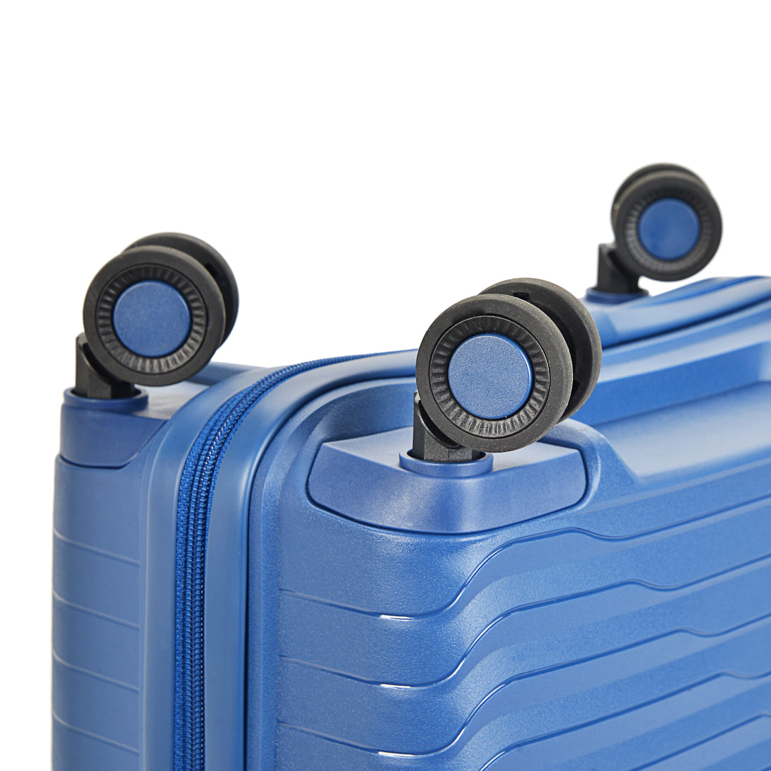 Bontour "City" Set de valiza cu 4 roti, Albastru