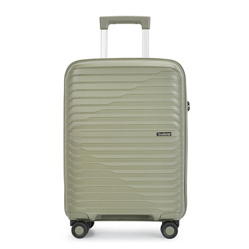 Bontour "City" Valiza cu 4 roti, blocare TSA, 75x48x30 cm, 91 L, Verde