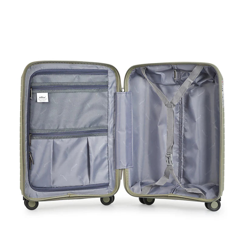 Bontour "City" Valiza cu 4 roti, blocare TSA, 75x48x30 cm, 91 L, Verde