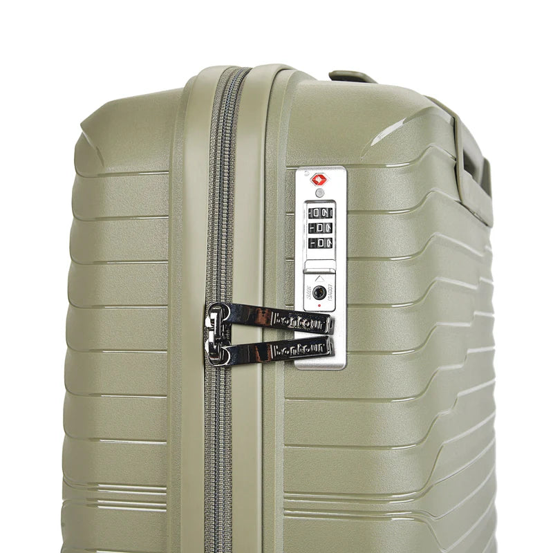 Bontour "City" Valiza cu 4 roti, blocare TSA, 75x48x30 cm, 91 L, Verde