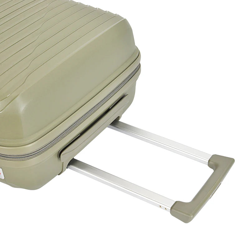 Bontour "City" Valiza cu 4 roti, blocare TSA, 75x48x30 cm, 91 L, Verde