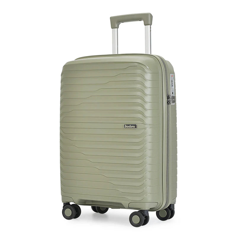 Bontour "City" Valiza cu 4 roti, blocare TSA, 75x48x30 cm, 91 L, Verde