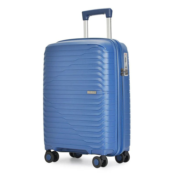 Bontour "City" Valiza cu 4 roti, blocare TSA, 75x48x30 cm, 91 L, albastru