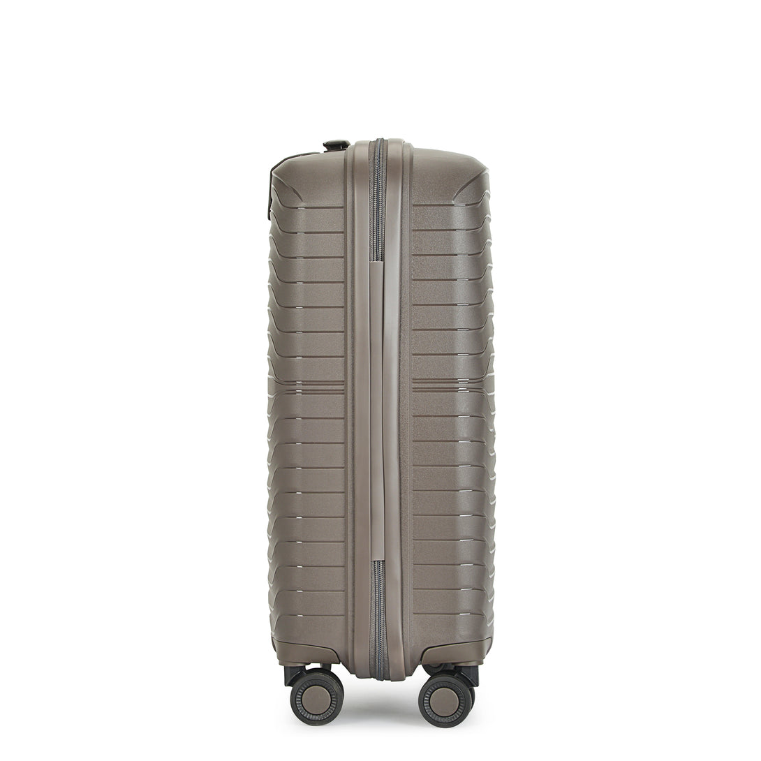Bontour "City" Valiza cu 4 roti cu blocare TSA 66x43x26 cm, 60L, Maro