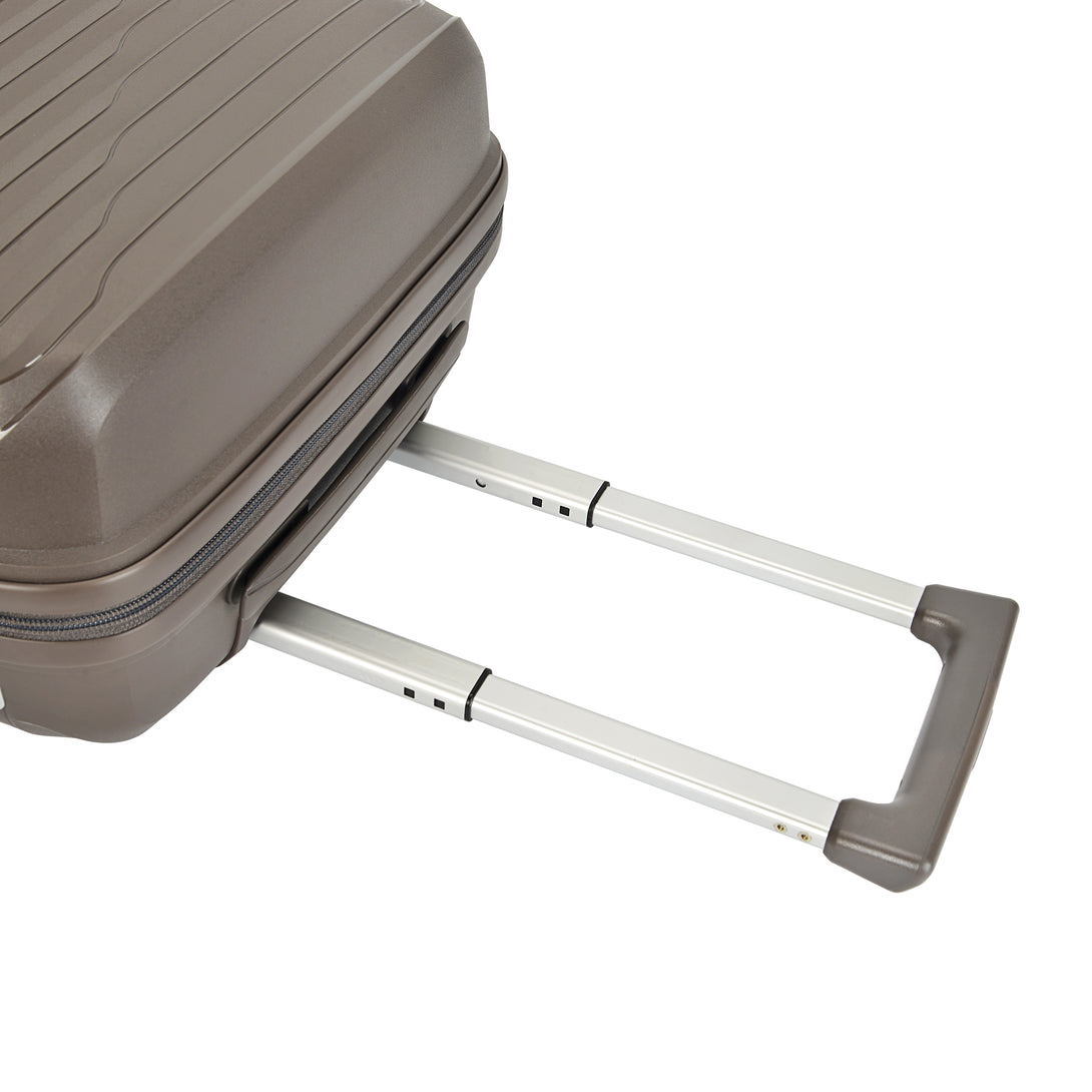 Bontour "City" Valiza cu 4 roti cu blocare TSA 66x43x26 cm, 60L, Maro