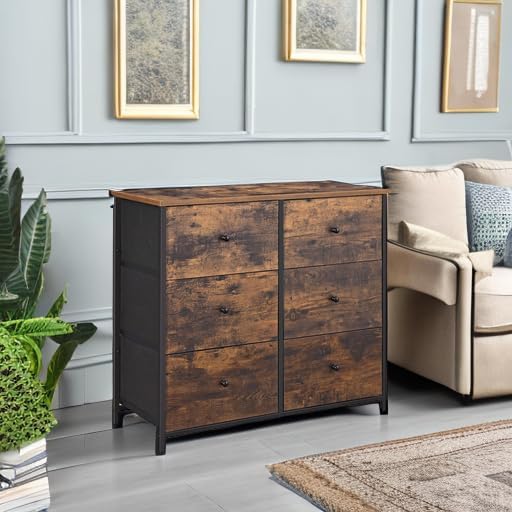 Comodă, dulap depozitare, comodă 30x80x71 cm maro rustic și negru clasic