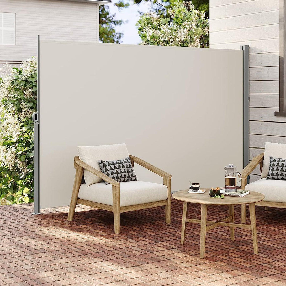Copertina laterala, copertina retractabila, 180 x 350 cm, taupe