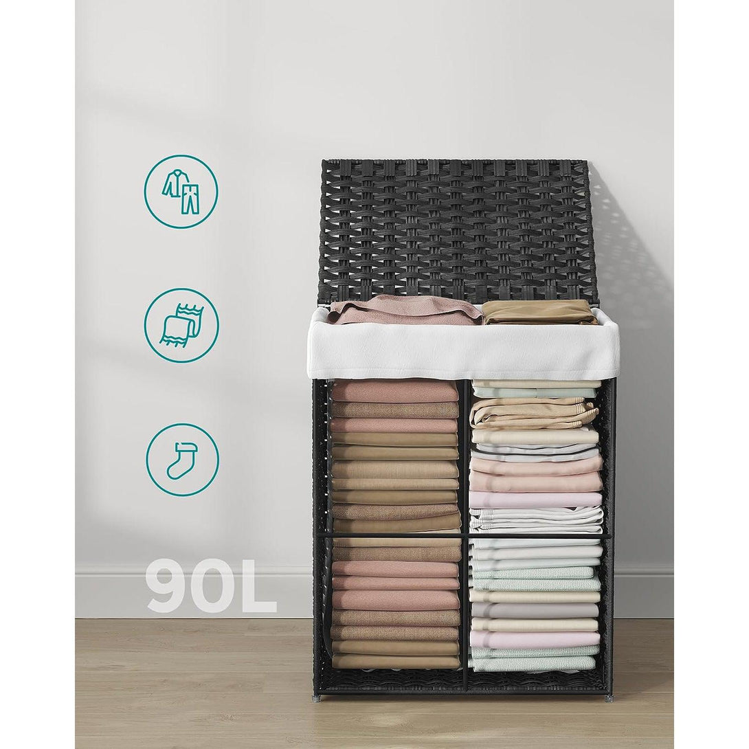Cos de rufe 90L, cos de rufe cu capac si maner