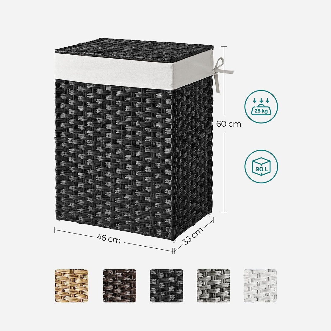 Cos de rufe 90L, cos de rufe cu capac si maner