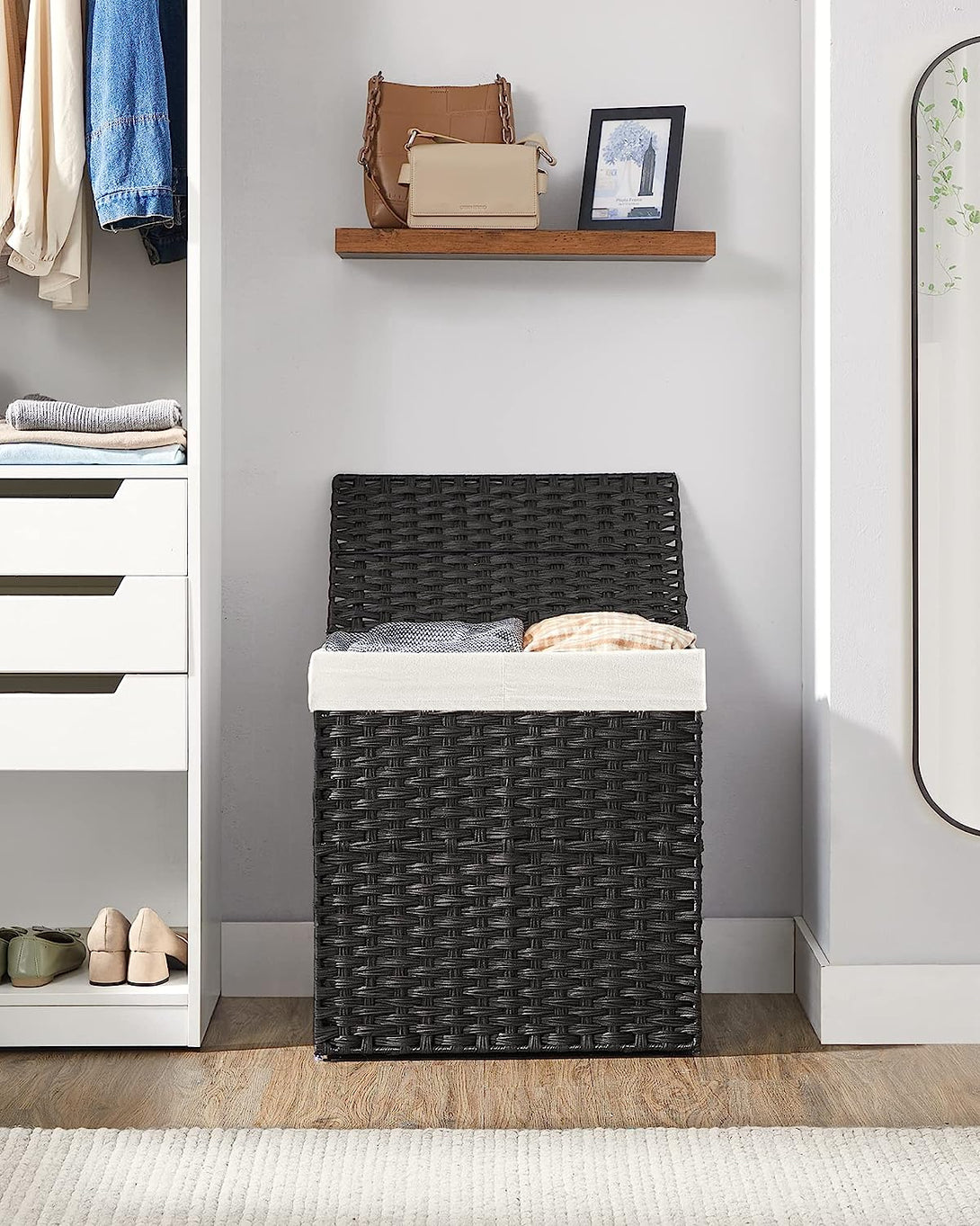 Cos de rufe, cos de rufe 110 litri negru