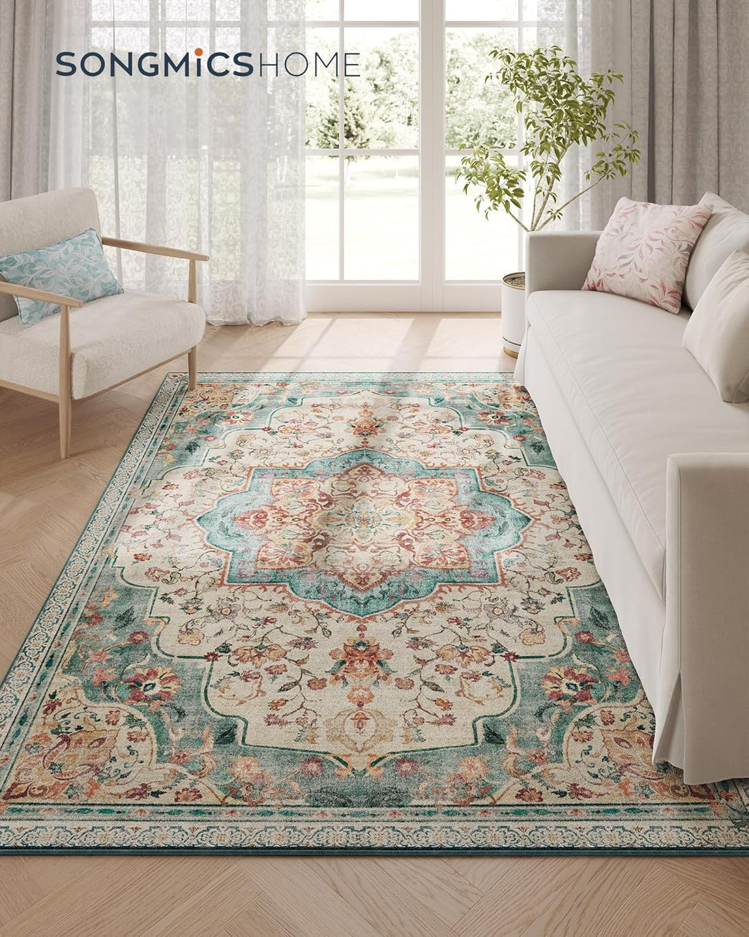 Covor HOME, 153 x 214 cm, covor sufragerie, albastru
