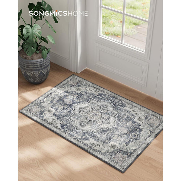 Covor HOME, 61 x 92 cm, covor sufragerie antiderapant, gri