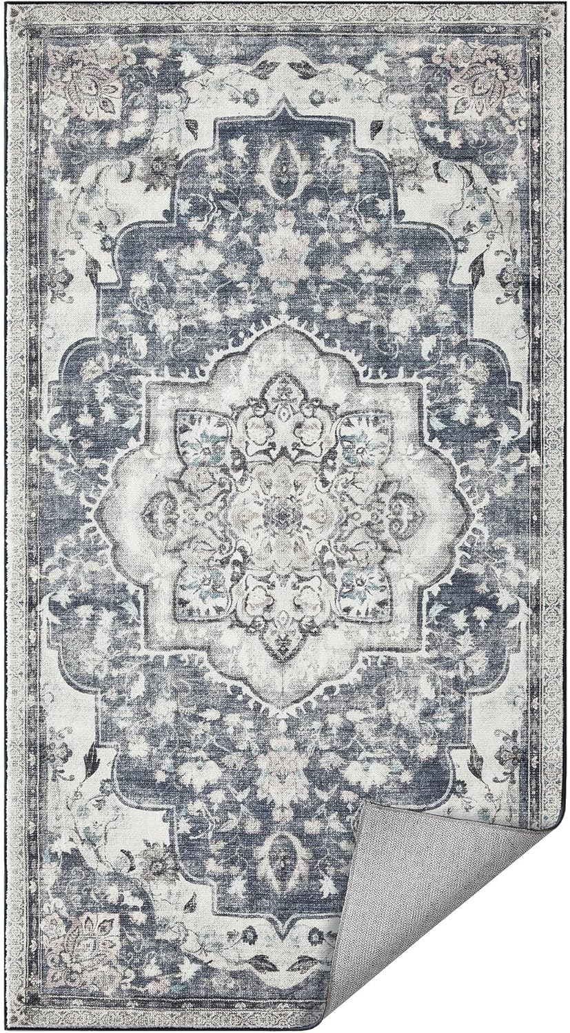 Covor HOME, 80 x 150 cm, covor antiderapant, gri