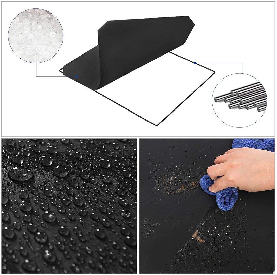 Dulap pantofi cu 10 compartimente, sistem modular de depozitare din plastic cu usa, negru