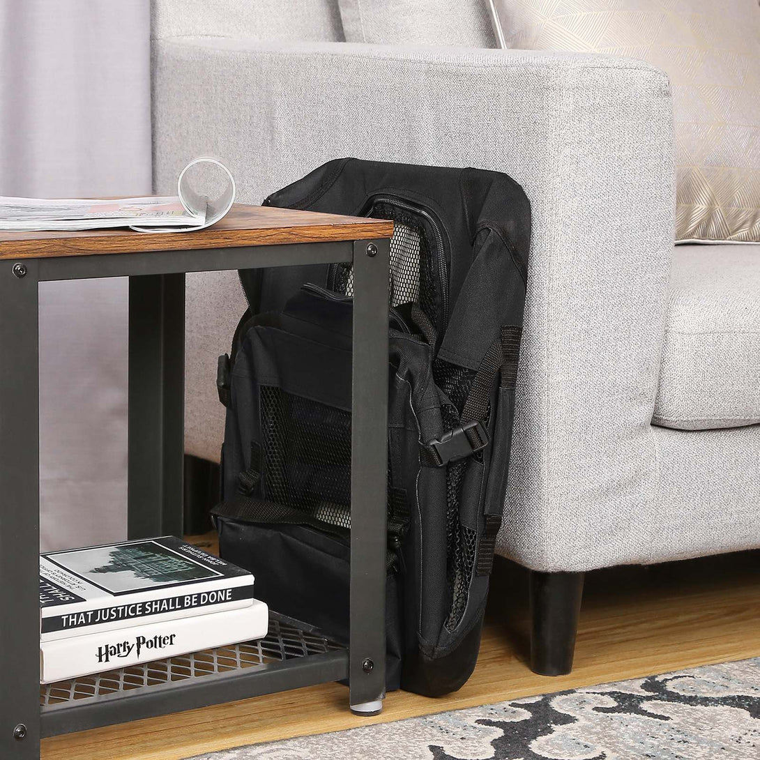 Geanta de transport pentru animale de companie pliabil din material textil, S, negru
