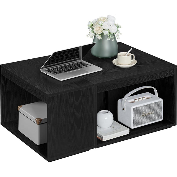 Masuta de cafea ,alcatuit din 3 buc , dreptunghiular, reglabil , negru
