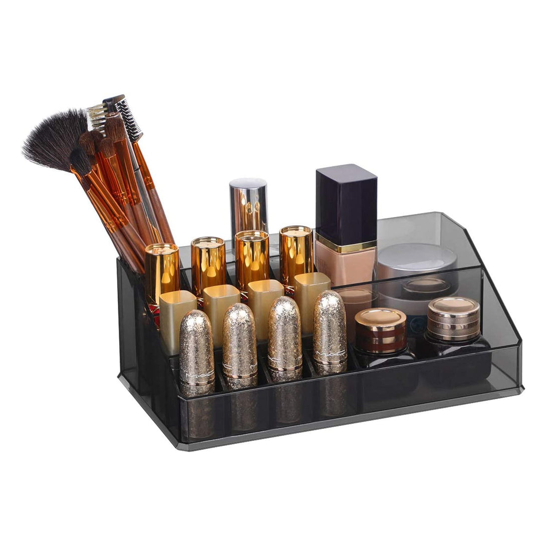 Organizator cosmetice acrilic 6 Sertare oraganizator machiaje - Negru