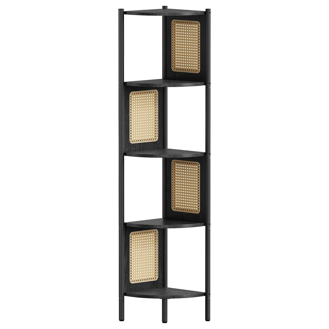 Polita cu 5 niveluri . structura metalica , negru