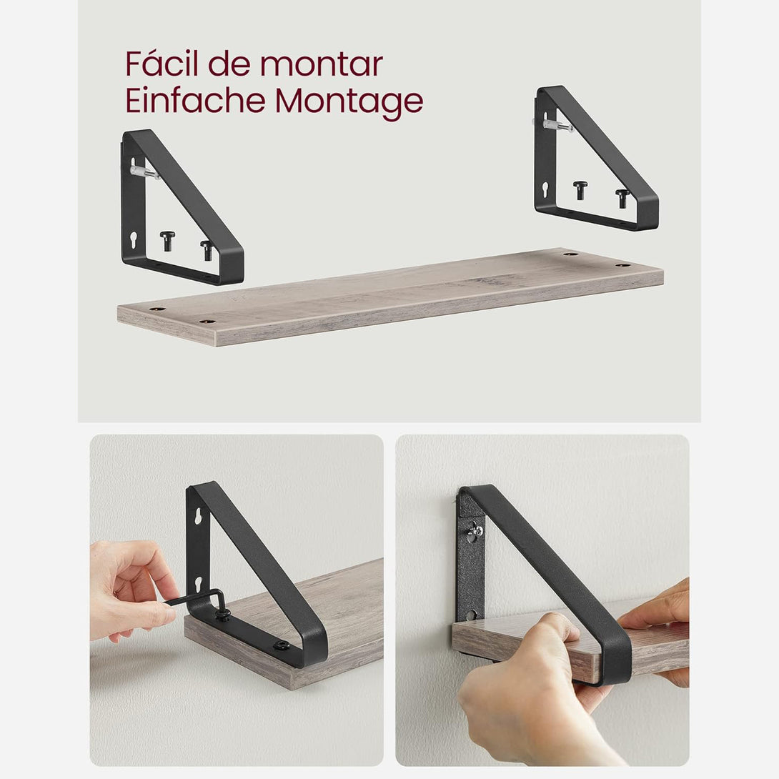 Polita de colt structura metaluca , 5 niveluri , gri